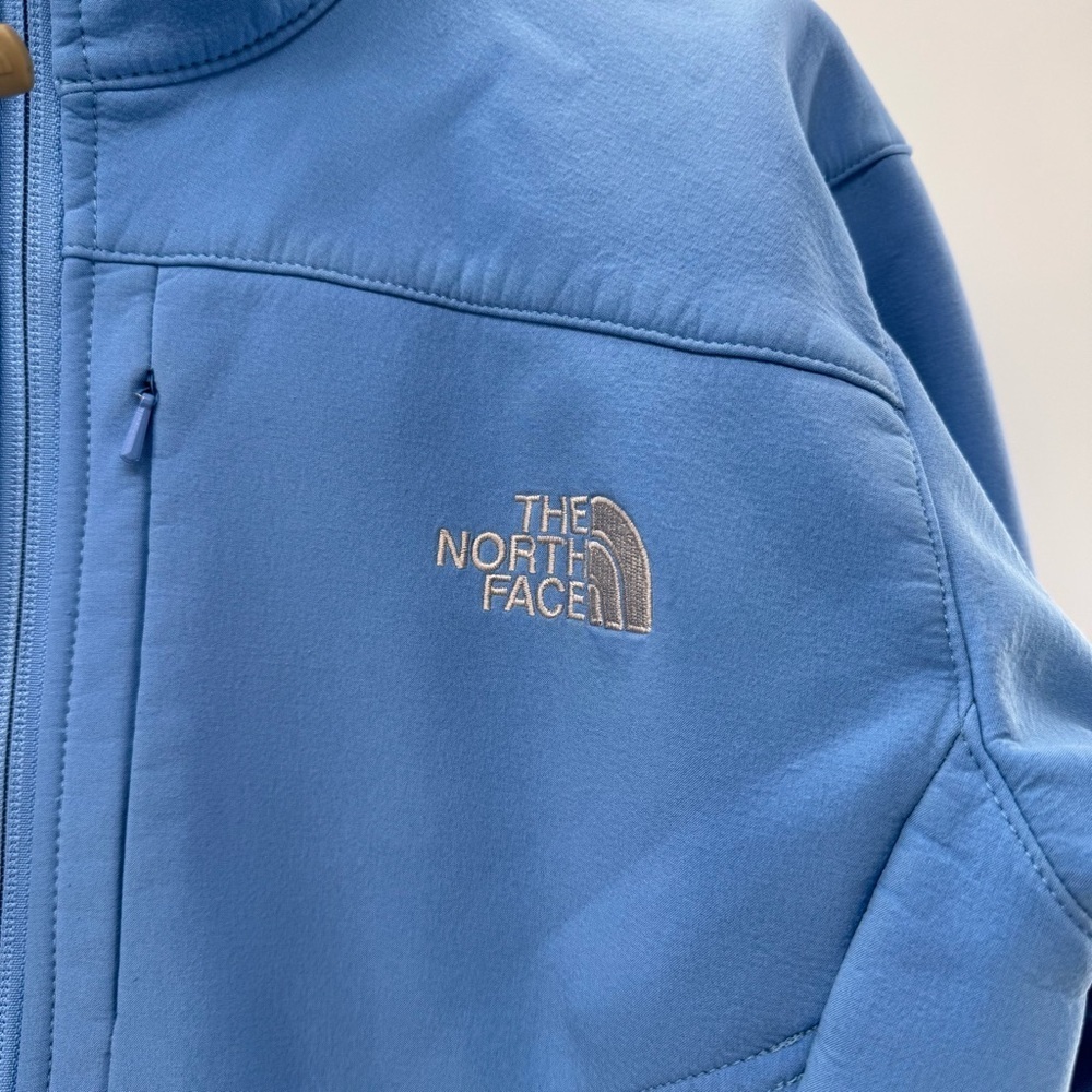 The North Face Softshell Fleece Blue Jacket Women Medium - Picture 3 of 9